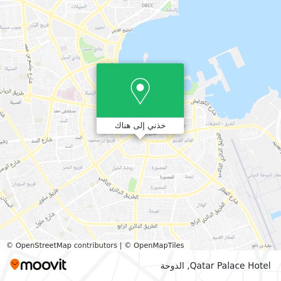خريطة Qatar Palace Hotel