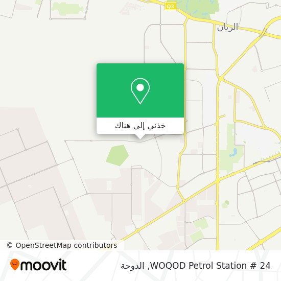 خريطة WOQOD Petrol Station # 24
