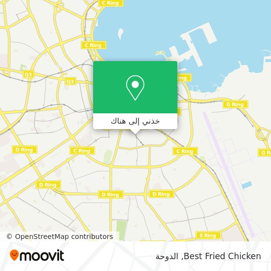 خريطة Best Fried Chicken