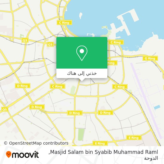 خريطة Masjid Salam bin Syabib Muhammad Raml