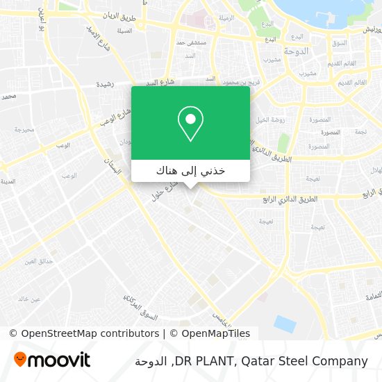 خريطة DR PLANT, Qatar Steel Company