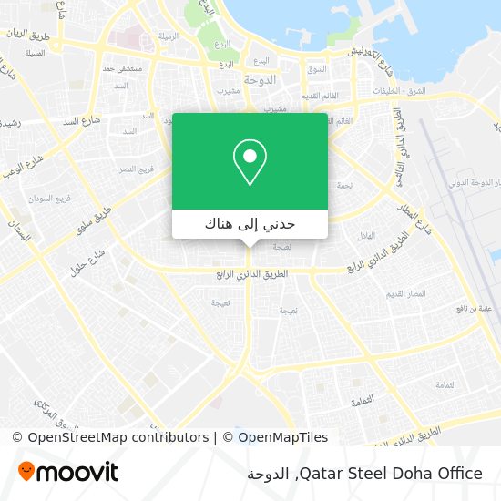 خريطة Qatar Steel Doha Office