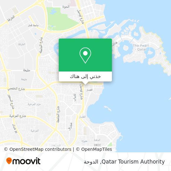 خريطة Qatar Tourism Authority