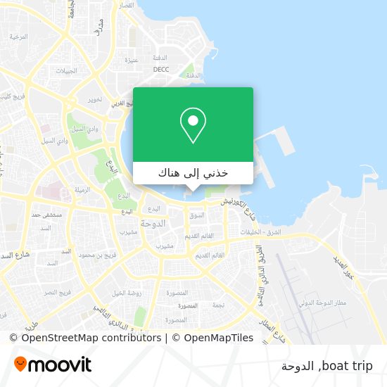 خريطة boat trip