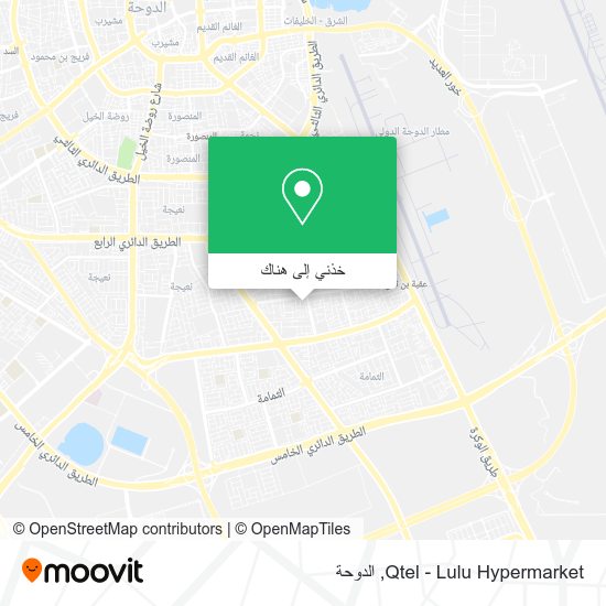 خريطة Qtel - Lulu Hypermarket