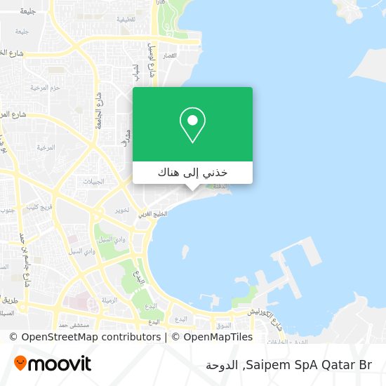 خريطة Saipem SpA Qatar Br