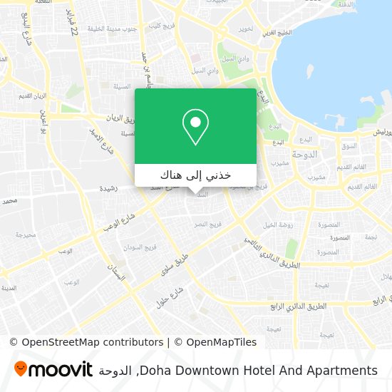 خريطة Doha Downtown Hotel And Apartments