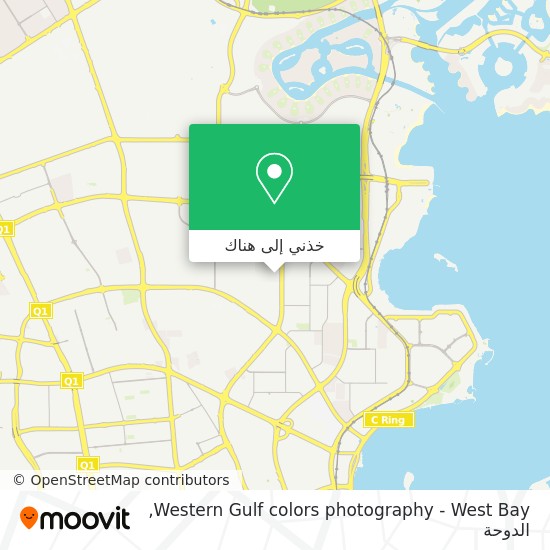 خريطة Western Gulf colors photography - West Bay