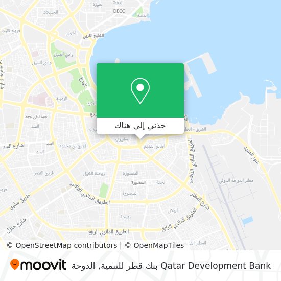 خريطة Qatar Development Bank بنك قطر للتنمية