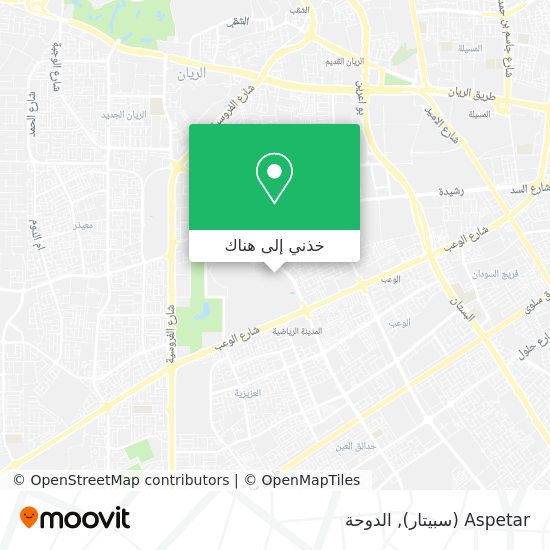 خريطة Aspetar (سبيتار)