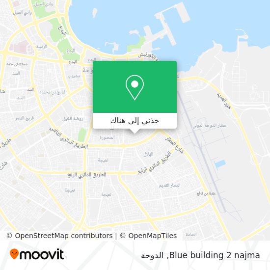خريطة Blue building 2 najma