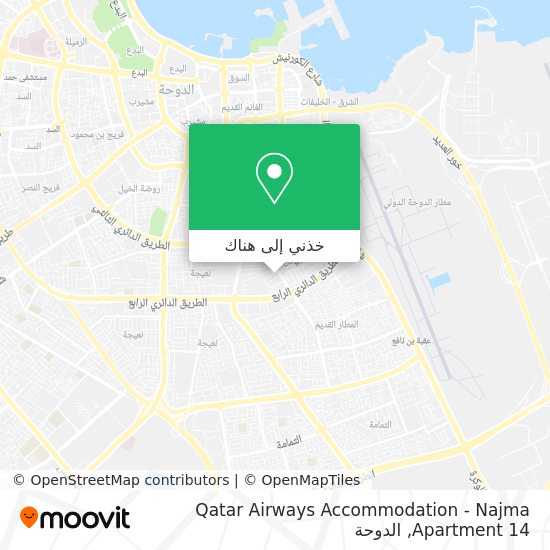 خريطة Qatar Airways Accommodation - Najma Apartment 14