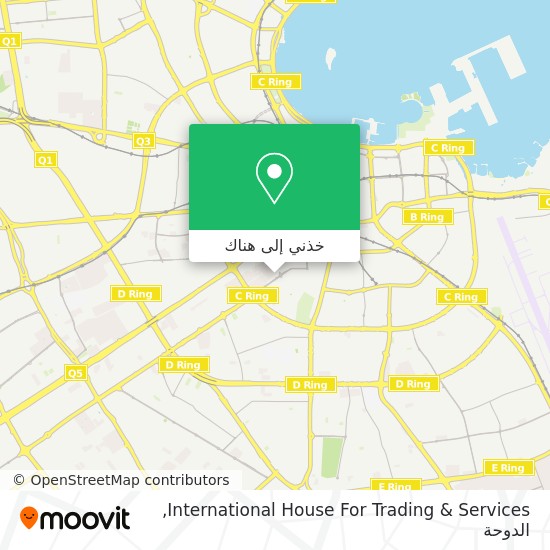 خريطة International House For Trading & Services