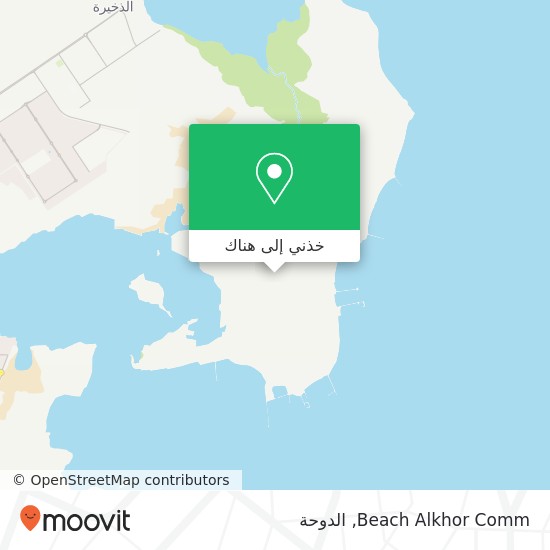 خريطة Beach Alkhor Comm