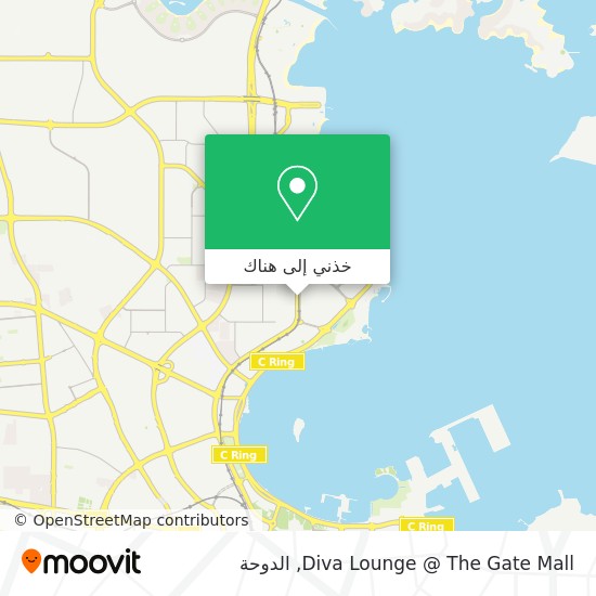 خريطة Diva Lounge @ The Gate Mall