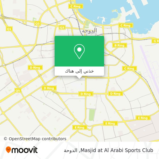 خريطة Masjid at Al Arabi Sports Club