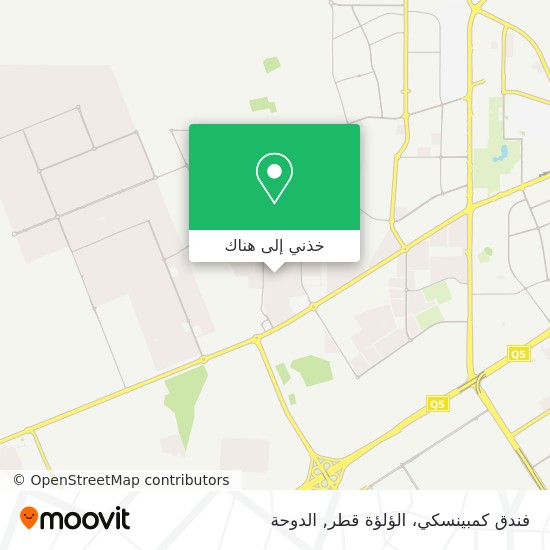 خريطة فندق كمبينسكي، الؤلؤة قطر