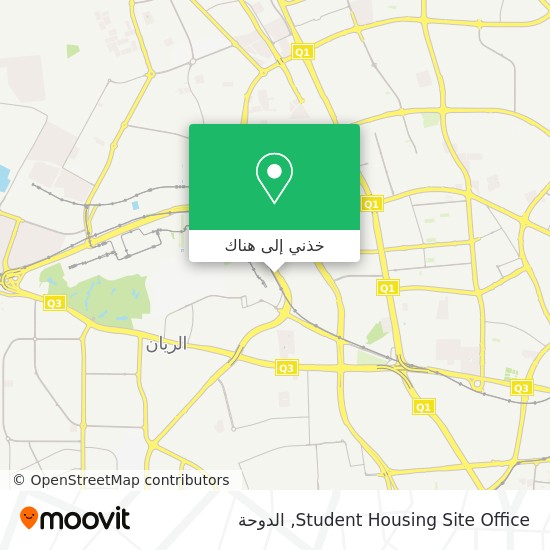 خريطة Student Housing Site Office