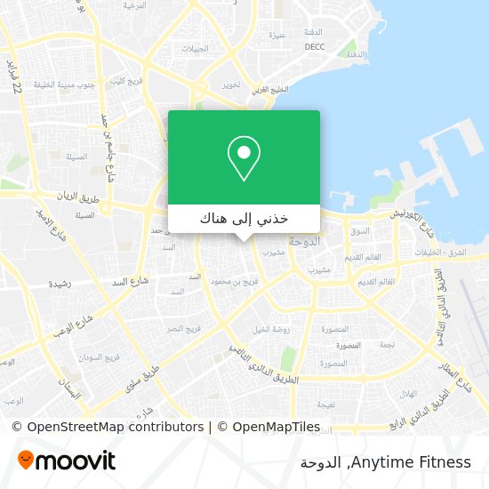 خريطة Anytime Fitness