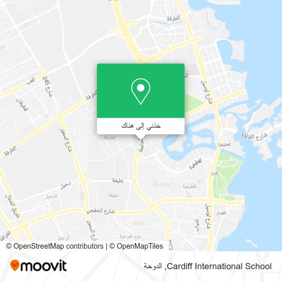 خريطة Cardiff International School