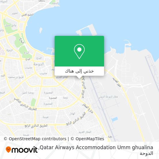 خريطة Qatar Airways Accommodation Umm ghualina