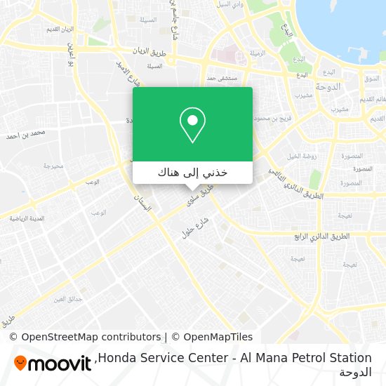 خريطة Honda Service Center - Al Mana Petrol Station