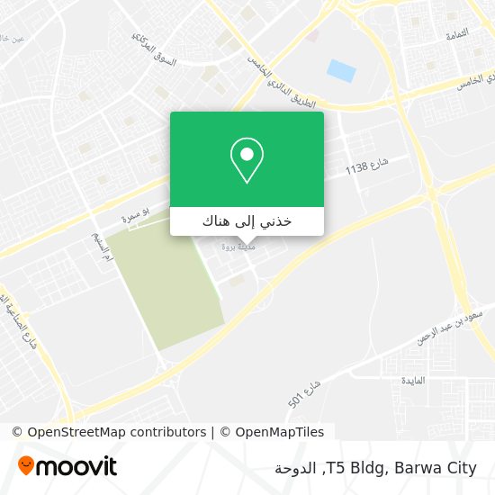خريطة T5 Bldg, Barwa City