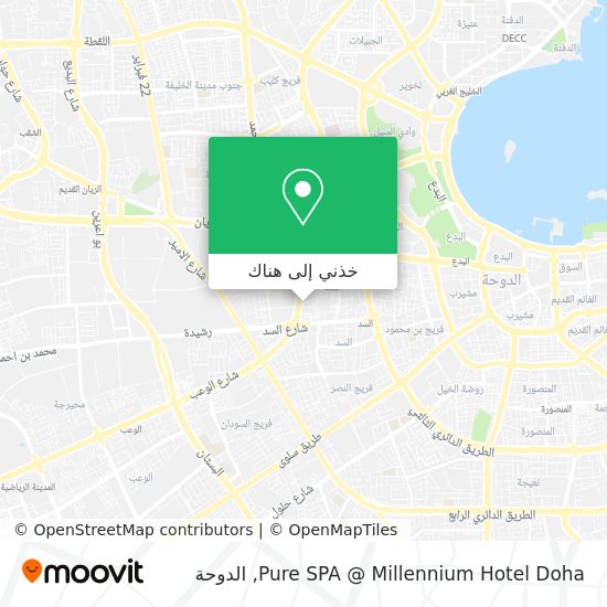 خريطة Pure SPA @ Millennium Hotel Doha
