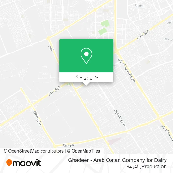 خريطة Ghadeer - Arab Qatari Company for Dairy Production