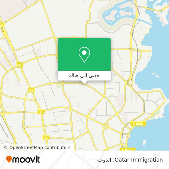 خريطة Qatar Immigration