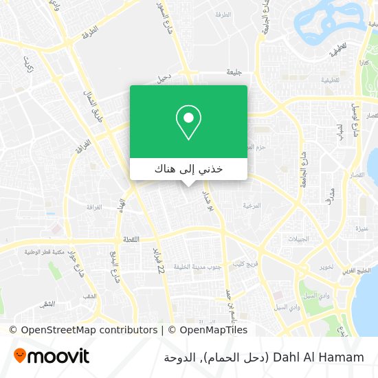 خريطة Dahl Al Hamam (دحل الحمام)