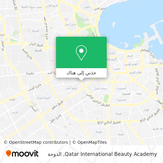 خريطة Qatar International Beauty Academy