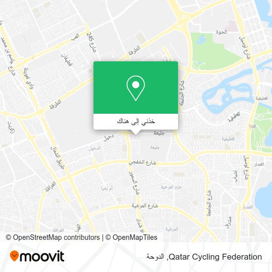 خريطة Qatar Cycling Federation