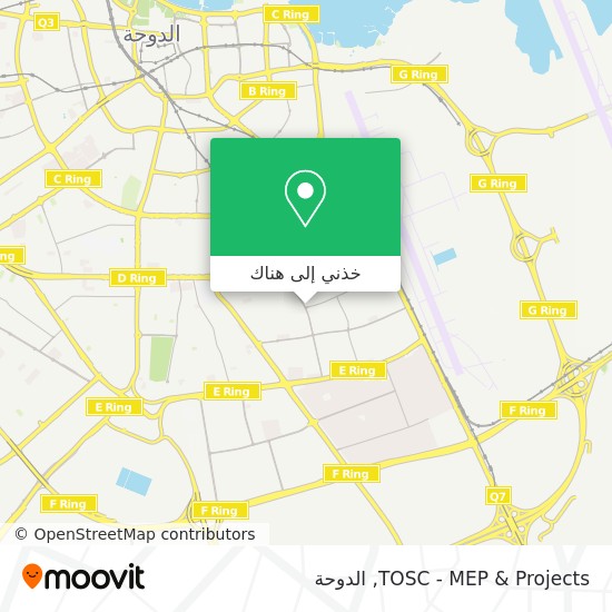 خريطة TOSC - MEP & Projects