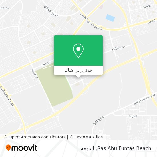 خريطة Ras Abu Funtas Beach