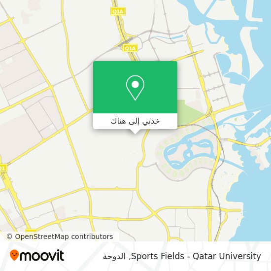 خريطة Sports Fields - Qatar University