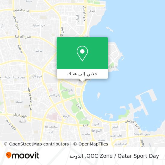 خريطة QOC Zone / Qatar Sport Day