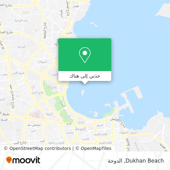 خريطة Dukhan Beach