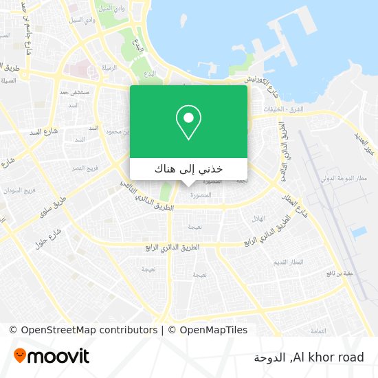 خريطة Al khor road