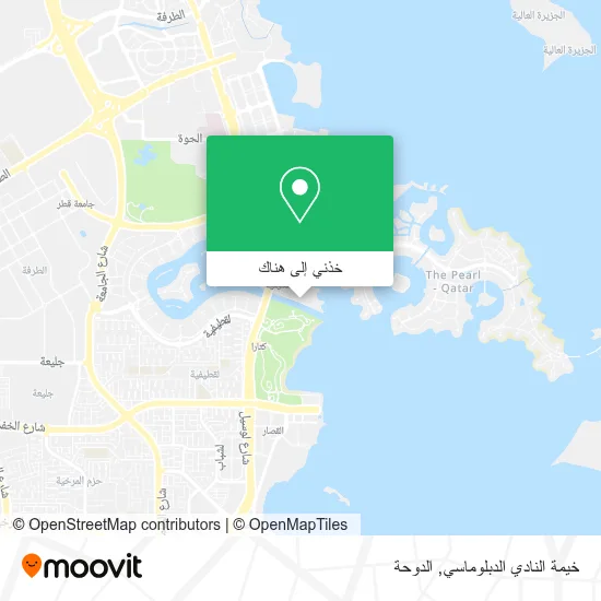 خريطة خيمة النادي الدبلوماسي