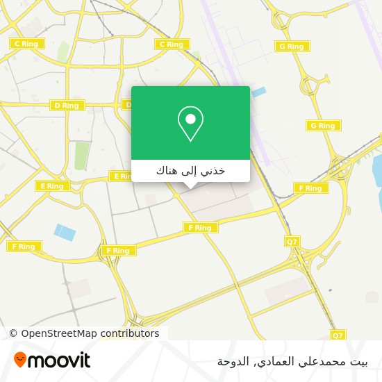 خريطة بيت محمدعلي العمادي