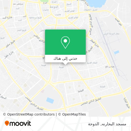 خريطة مسجد البحارنه