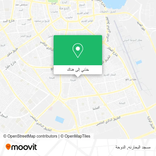 خريطة مسجد البحارنه