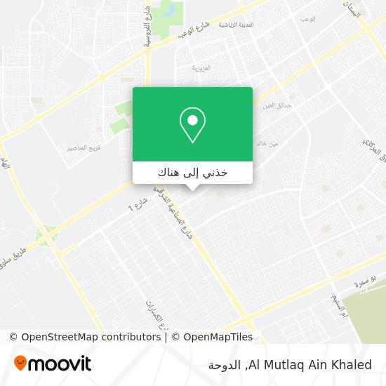 خريطة Al Mutlaq Ain Khaled