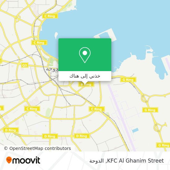 خريطة KFC Al Ghanim Street