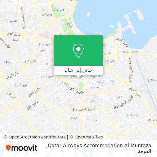 خريطة Qatar Airways Accommodation Al Muntaza