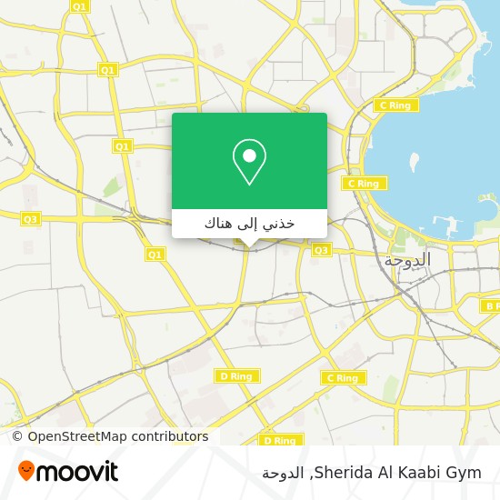 خريطة Sherida Al Kaabi Gym