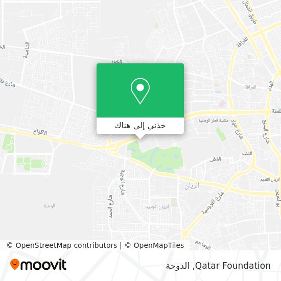 خريطة Qatar Foundation