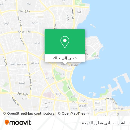 خريطة اشارات نادي قطر