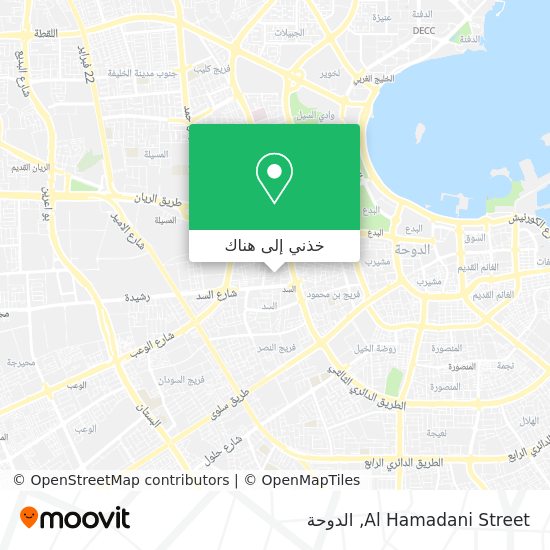 خريطة Al Hamadani Street